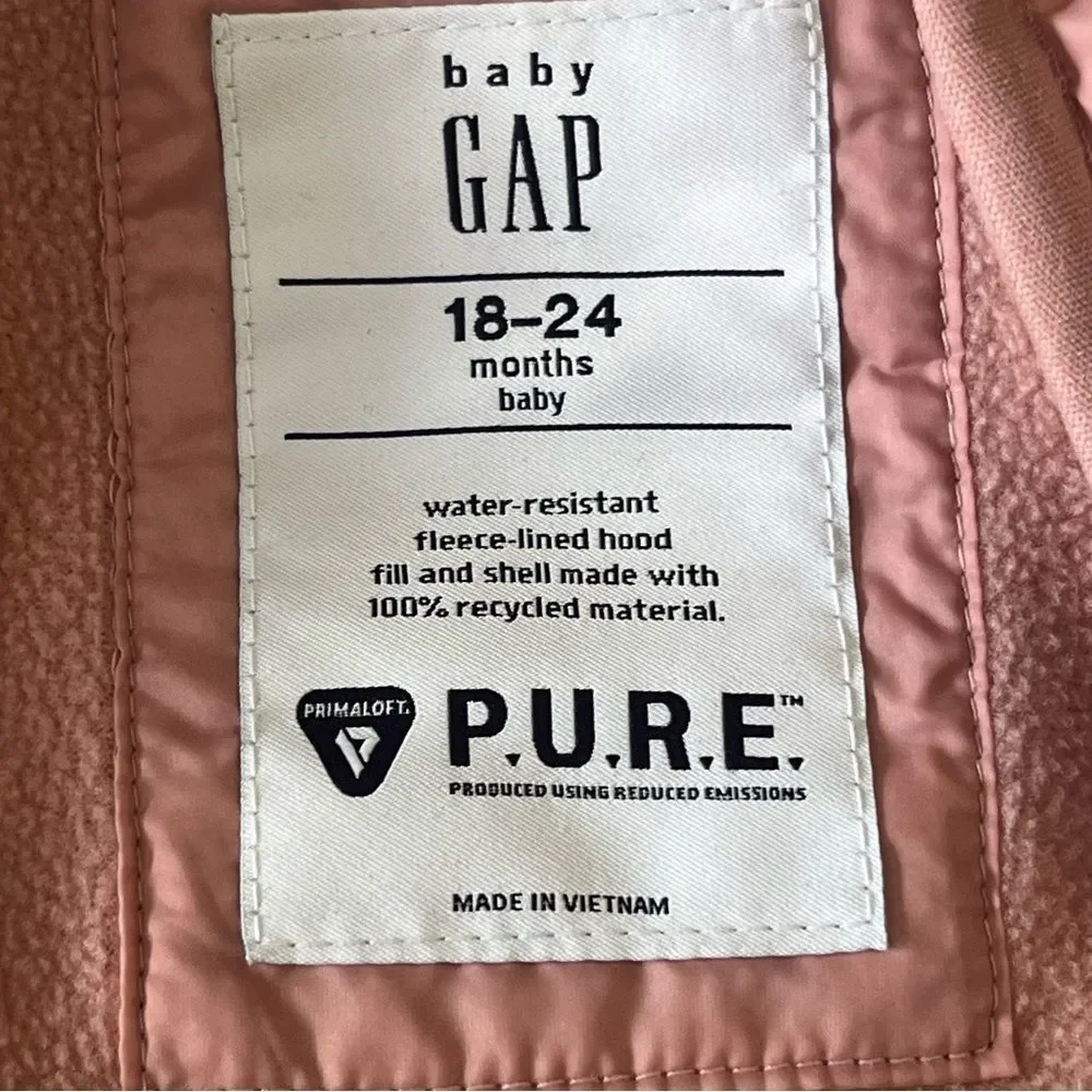 Gap Baby Recycled Heavyweight Snowsuit Bunting